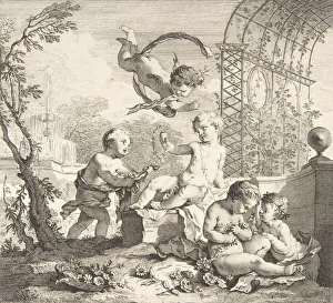 Charles Natoire Collection: Spring. Creator: Pierre Alexandre Aveline