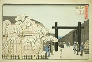 Red Light District Prints: Spring Dawn in the New Yoshiwara (Shin Yoshiwara haru akebono no zu)