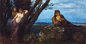 Greek Goddess Prints: Spring Evening, 1879. Artist: Bocklin, Arnold (1827-1901)