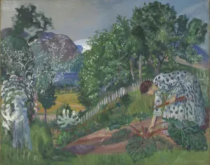 Nikolai Astrup Prints: Spring Evening in Jolster, 1926. Creator: Nikolai Johannes Astrup