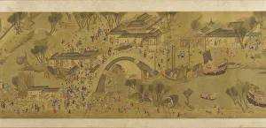 Celebrating Prints: Spring Festival on the River, Qing dynasty, 18th century. Creator: Unknown