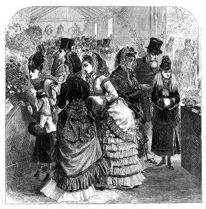 Regents Park Prints: Show of Spring flowers in the Botanic Gardens, Regent's Park, 1870. Creator: Unknown