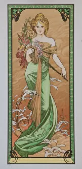 Mucha Gallery: Spring (From the Series Les Saisons), 1900. Creator: Mucha, Alfons Marie (1860-1939)