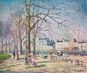 Shaded Prints: Spring in Hyde Park, c1910. Artist: Alice Maud Fanner