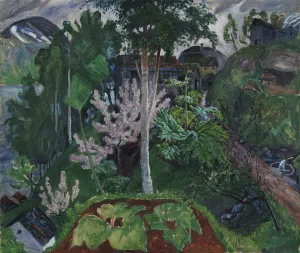 Nikolai Astrup Prints: Spring in Jolster, probably 1925. Creator: Nikolai Johannes Astrup