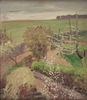 Spring Landscape from the Countryside, between 1903-1907. Creator: Jacek Malczewski