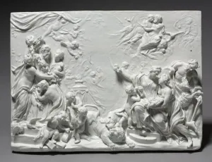 Mid 18th Century Prints: Spring, mid-1700s. Creator: Doccia Porcelain Factory (Italian); Massimiliano Soldani (Italian)