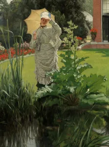 Parasol Prints: Spring Morning, ca. 1875. Creator: James Tissot
