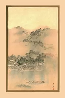 Anderson Collection: A Spring Morning on the River Yodo, c1870, (1886). Artist: Wilhelm Greve