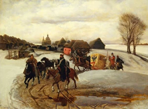 Alexis I Collection: The Spring Pilgrimage of the Tsarina at the Time of Tsar Alexis I Mikhailovich, 1868