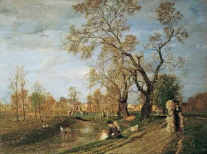 Prater Prints: Spring at the Prater, 1882. Creator: Blau, Tina (1845-1916)
