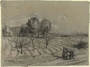 Louis Auguste Lepere Prints: Spring, probably 1909. Creator: Auguste Lepere
