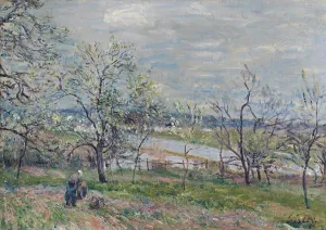 Wind Prints: Spring in Veneux-Nadon, 1882. Creator: Sisley, Alfred (1839-1899)