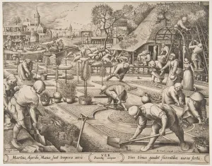 Bruegel Prints: Spring (Ver) from The Seasons, 1570. Creator: Pieter van der Heyden