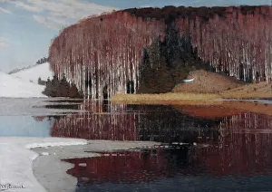 Seasons Prints: Spring Waters (Maestoso), 1910. Artist: Purvitis, Vilhelms (1872-1945)