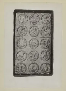 Springerle Mold, c. 1937. Creator: Charles Von Urban