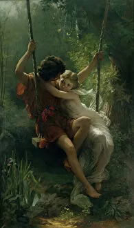 Woods Collection: Springtime, 1873. Creator: Pierre Auguste Cot