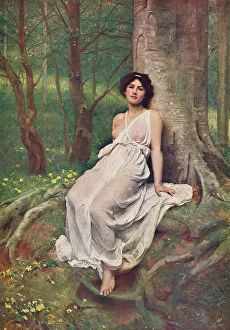 Semi Naked Prints: Springtime, c1897, (c1900). Artist: Philip Hermogenes Calderon