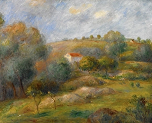 Renoir Pierre Auguste Prints: Springtime in Essoyes, about 1900. Creator: Pierre-Auguste Renoir