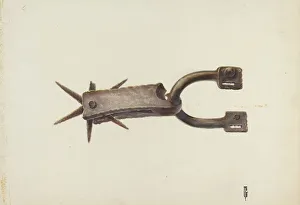 Spurs Prints: Spur, 1935 / 1942. Creator: Gerald Transpota