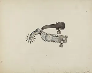 Metal Work Gallery: Spur, c. 1936. Creator: Eva Fox