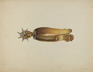 Spurs Prints: Spur, c. 1936. Creator: Gerald Transpota