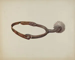Spur, c. 1936. Creator: Gerald Transpota