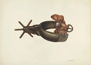 Robert W Prints: Spur, c. 1936. Creator: Robert W. R. Taylor