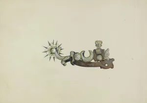 Metal Work Gallery: Spur, c. 1936. Creator: William Hoffman