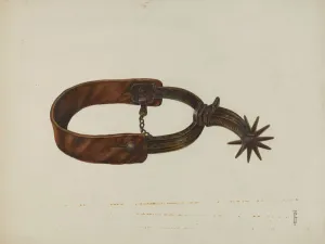 Spurs Prints: Spur, c. 1937. Creator: Gerald Transpota