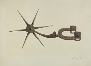 Spurs Prints: Spur, c. 1937. Creator: W. J. Goodacre