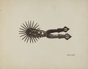 Cero Emile Prints: Spur, c. 1939. Creator: Emile Cero