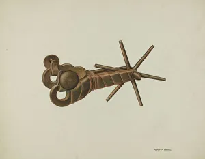 Harry Mann Waddell Prints: Spur, c. 1940. Creator: Harry Mann Waddell