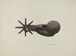 Noble Prints: Spur, c. 1940. Creator: Raymond E. Noble