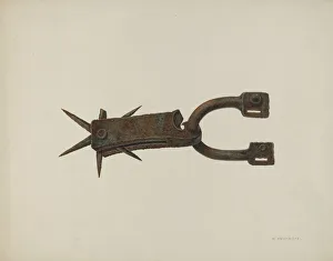 William Kieckhofel Prints: Spur, c. 1940. Creator: William Kieckhofel