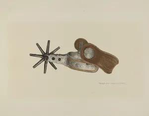 Campbell Gerke Rose Prints: Spur and Rowel, 1935 / 1942. Creator: Rose Campbell-Gerke