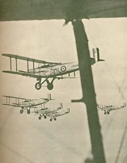 A Squadron of the Royal Air Force Flying in Formation, 1927
