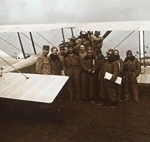 Champagne Ardenne Collection: Squadron at Sommesous, northern France, c1914-c1918