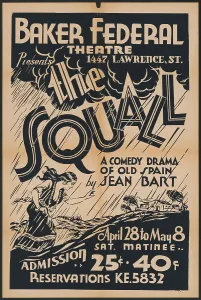 Jean Bart Prints: The Squall, Denver, 1937. Creator: Unknown