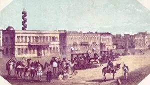 Loaded Gallery: Square in Alexandria, 19th century? Creator: Unknown