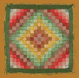Satin Weave Prints: Square, Bhutan, 18th century, late Ming dynasty (1368-1644)/ early Qing dynasty (1644-1912)