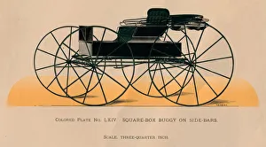 Buggy Gallery: Square-Box Buggy On Side-Bars, 1885. Creator: Unknown
