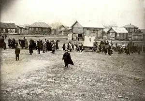 On the square, early 20th century. Creator: Unknown