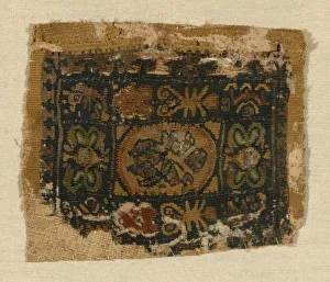 Coptic Prints: Square Panel, Egypt, Roman period (30 B. C. - 641 A. D. ) / Arab period (641-969)