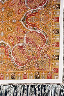Buta Collection: Square Shawl, England, 1867 / 1900. Creator: Unknown