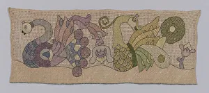 Linen Prints: Square, Ukraine, 19th century. Creator: Unknown