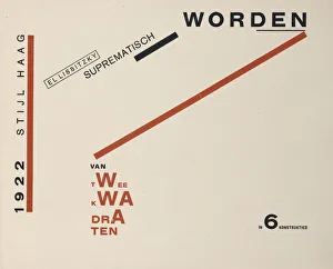 Lissitzky Prints: About Two Squares, 1922. Creator: Lissitzky, El (1890-1941)