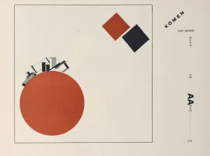 About Two Squares, 1922. Creator: Lissitzky, El (1890-1941)