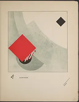 Lissitzky Prints: About Two Squares: A Suprematist Tale of Two Squares in Six Constructions