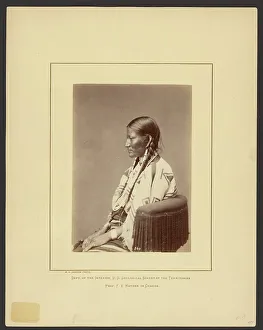 William H Prints: Squaw of Spotted Tail (Brule Dakota), 1870-1879. Creator: William H. Jackson
